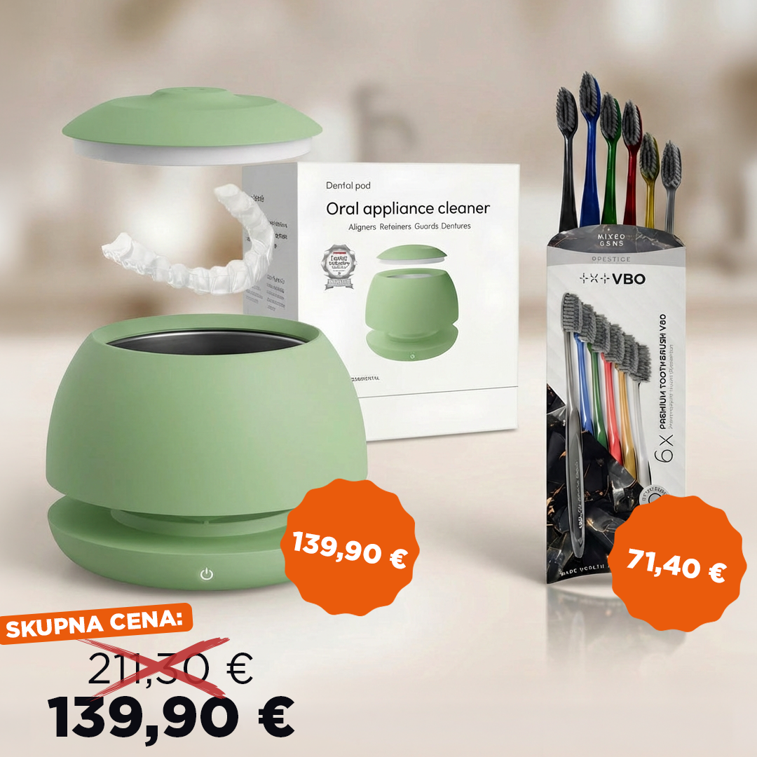 Zima Dental Pod PRO – ultimativna ultrazvočna čistilna naprava - Žajbljevo zelena, 1